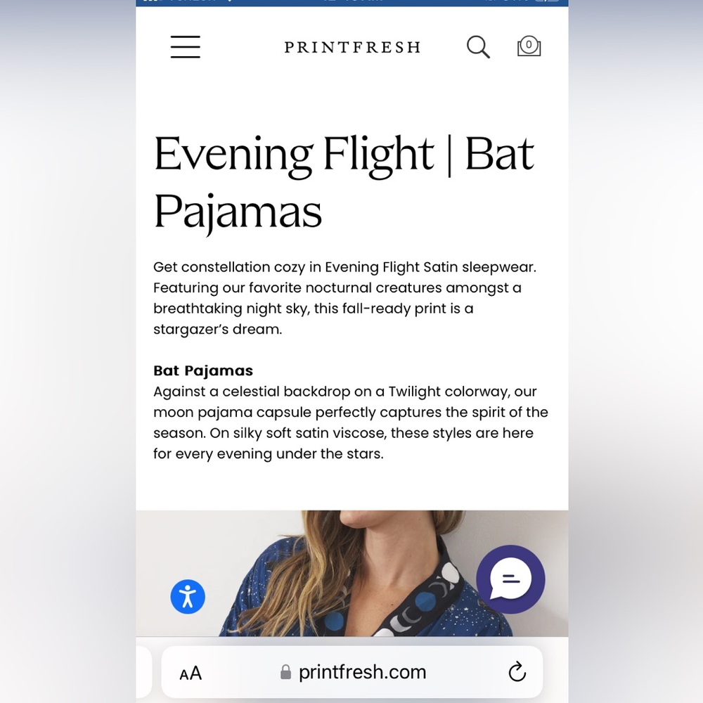 ISO!!! Printfresh Satin Evening Flight Robe 1x/2x or 3x/4x and Pajamas 🦇 🌖